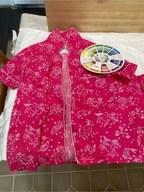 Printfresh Hot Pink Zodiac Print Shirt